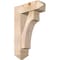 Ekena Millwork Westlake Arts and Crafts Smooth Bracket w/ Offset Brace, Douglas Fir, 7 1/2"W x 22"D x 34"H BKT0806X22X34WTL03SDF - alternate 1